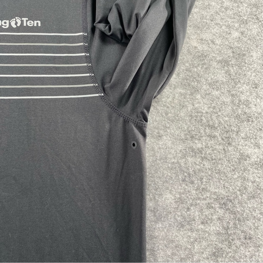 Hang Ten Mens Gray/White‎ Striped UV Protection Performance LS T-Shirt Size XL - Picture 5 of 10